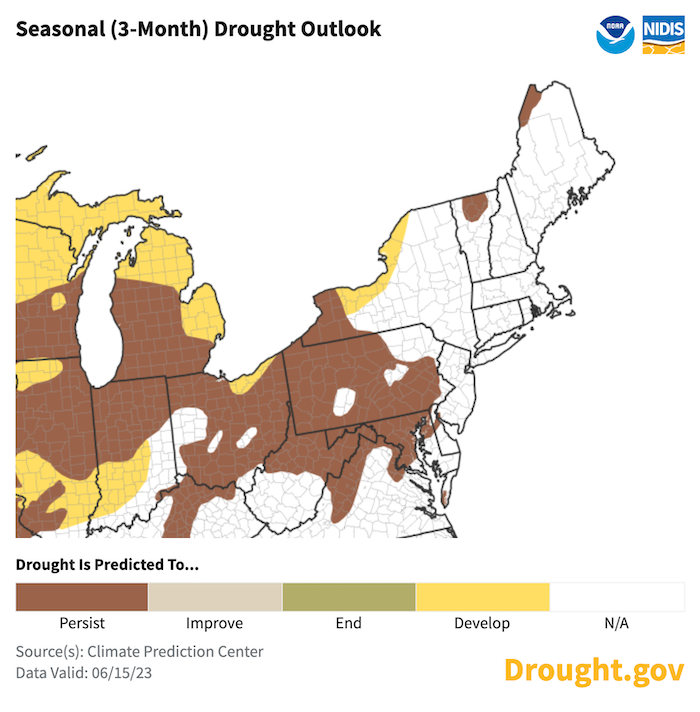 Drought Early Warning Update For The Northeast | June 28, 2023 ...